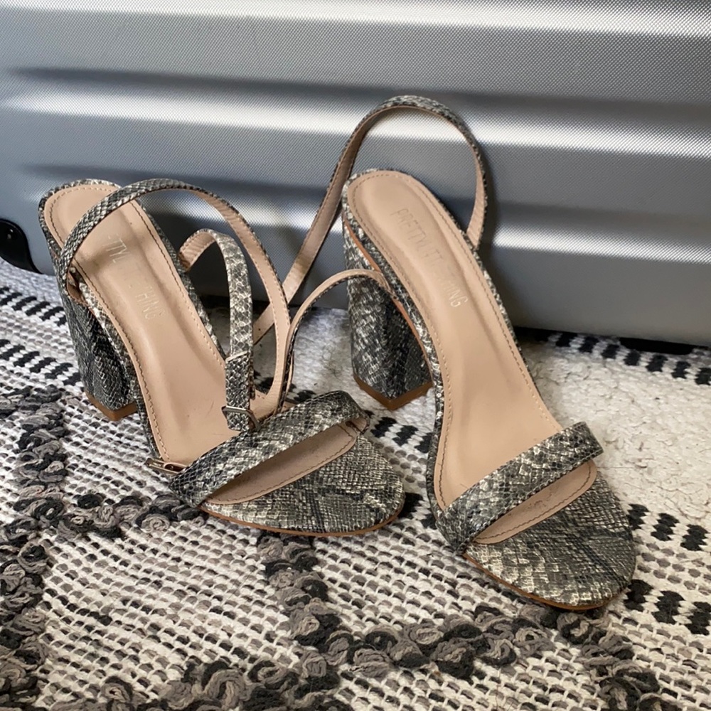 PLT Snake Heels
